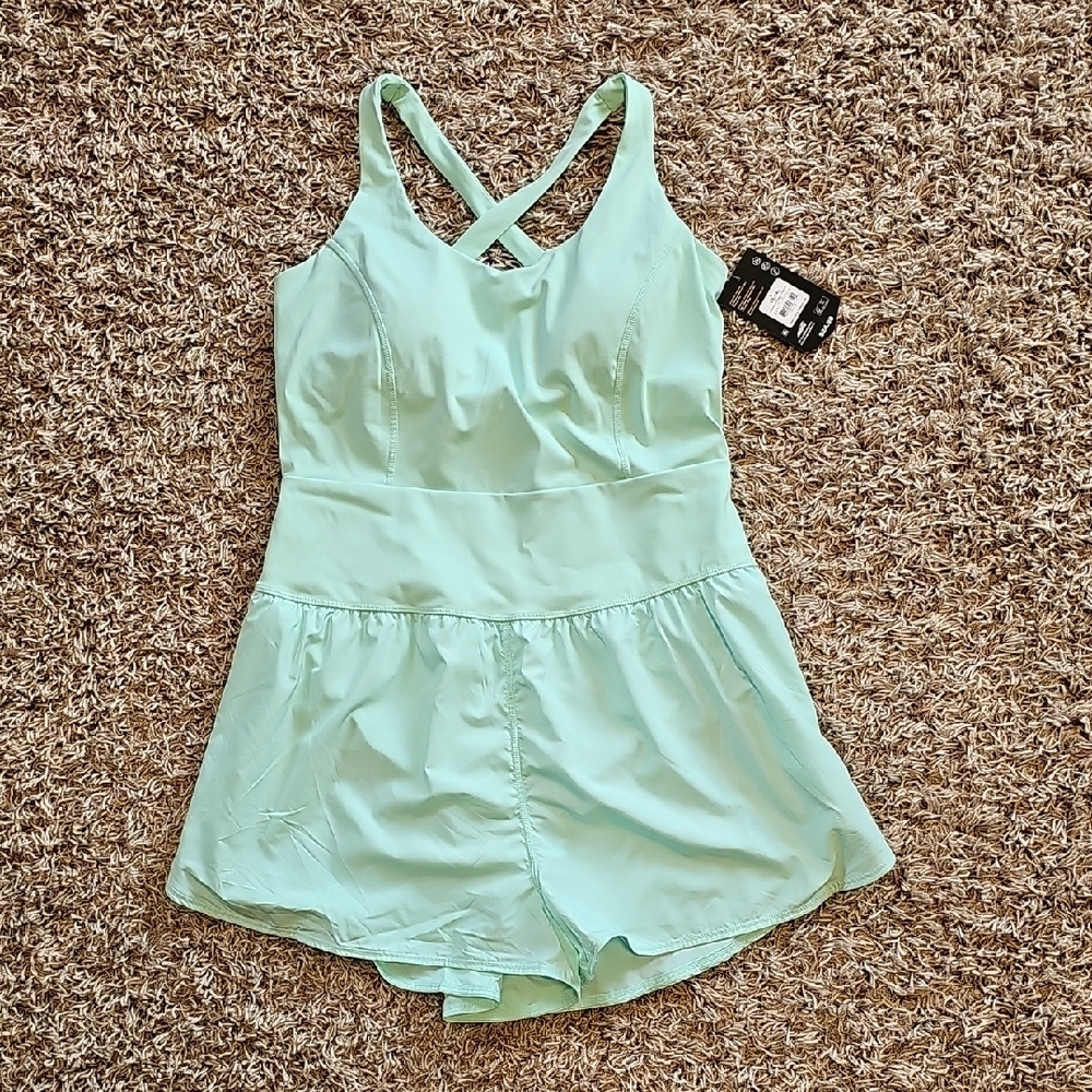 Avia - Mint Green Athletic Romper